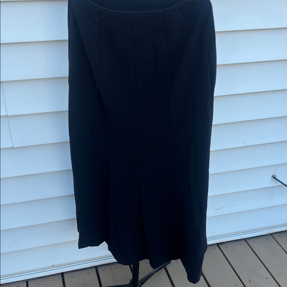 East 5th Black Midi A-Line Skirt
